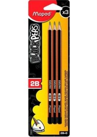 Resim Black Peps 2b Kurşun Kalem 3 Lü Paket 850012 Çok Renkli 
