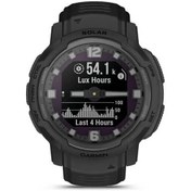 Resim Instinct Crossover Solar Tactical Edition Siyah Akıllı Saat Garmin