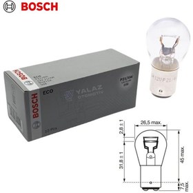 Resim gözparoto Bosch 12v 1016 Ampul 21/4w Sası Yakın Tırnak 10 Adet 