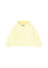 Resim U.S. Polo Assn. Kız Çocuk Sarı Kapitone Kapüşonlu Şişme Mont 50313157-VR044 