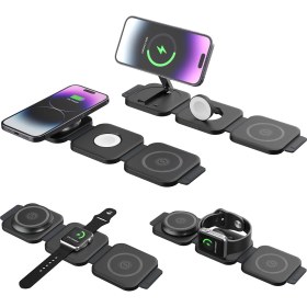 Resim Nettech NT-WCH03 3in1 18W Kablosuz Wireless Şarj 
