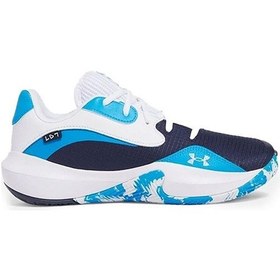 Resim Under Armour Lockdown 7 Low Erkek Basketbol Ayakkabısı 3027646-410 Lacivert 