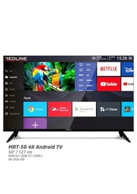 Resim Redline Grt-50 50" 127 Ekran Uydu Alıcılı 4K Ultra HD LED Google TV 