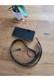 Resim suuderi Deri Telefon Askısı 