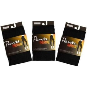 Resim Bonbonetti Chocolate Baby & Kids Kadın Siyah Polar İç Yüzeyli Termal Tayt Siyah 