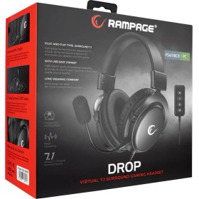 Resim Ms Rampage R36 Drop 7.1 Oyuncu Kulaklığı 