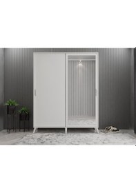 Resim İmaj Sürgülü Portmanto Vestiyer Beyaz160 Cm 