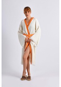 Resim Brandsmithshop Shadow Bloom Kimono Turuncu Çok Renkli 