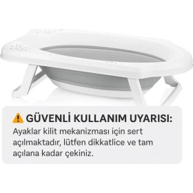 Resim Empressco Sepetkitchen Katlanabilen Bebek Banyo Küveti Gri - Fiyatı, Yorumları 