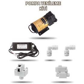 Resim WaterMelon Su Arıtma Cihazı Pompa 75GPD Motor Yenileme Kiti 