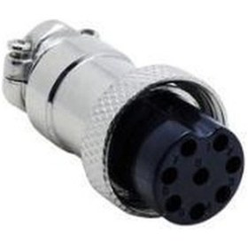 Resim Konnektör - M16 - Dişi - 8 Pin 