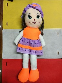 Resim Efe Oyuncak Büyük Bez Bebek Biyeli Oyuncak 50cm 