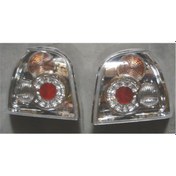 Resim Volkswagen Golf- 3- 92/98 Modifiye Stop Lambası Sağ Taraf /sol Taraf Set 2 Parça Nikelajlı Şeffaf Camlı Tyc 