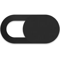 Resim Lovyco Siyah Pratik Web Kamera Kapatıcı - Ekstra Ince 0.7mm - Webcam Cover 