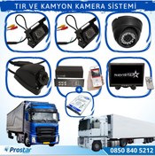 Resim Navistar Tır Ve Kamyonlar Için Uzaktan Izlemeli 4 Kameralı 320 Gb Harddisk Kamera Seti 