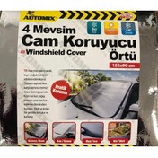 Resim BTL OTOMOTİV Araç Buzlanma Önleyici Örtü Branda Buz Kar Güneş Koruyucu (156cm. X 90cm. ) 