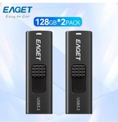 Resim Challenger 2 Adet Eaget 128 Gb Usb Bellek Çubuğu Usb 3 2 Flash Disk Yüksek Hızlı Mini Bellek Pc Laptop İçin 