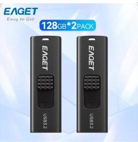 Resim Challenger 2 Adet Eaget 128 Gb Usb Bellek Çubuğu Usb 3 2 Flash Disk Yüksek Hızlı Mini Bellek Pc Laptop İçin 