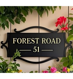Resim Zafrak Reklam Villa -Site -Konak - Daire Apartman İsimliği - Apartman Tabelası 40X60 cm Kişiye Özel 