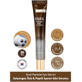 Resim 3w Clınıc Onarıcı Salyangoz Özü ve Peptit İçeren Masaj Başlıklı Göz Kremi 3W Clinic Snail Peptide Eye Serum 