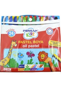 Resim Pensan Kidz Çantalı Pastel Boya 24 Renk 