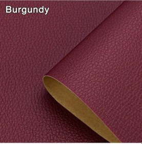 Resim Kendinden Deri İçin Onarım Yama Bant Ev Dıy Fix Kanepe Moto Araba Koltuğu Burgundy 200x138cm 
