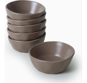 Resim Hype Store Mat Toprak Taupe Kristal Çerezlik/sosluk 12 cm 6 Adet 977 