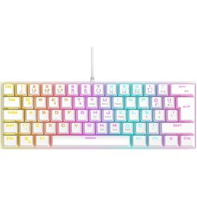 Resim Rampage ALLY K11 12 Işık Modlu Red Switch Mekanik Bilek Destekli Rainbow Antighosting Oyuncu Klavye 