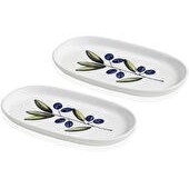 Resim Olivos Oval Servis 2li 29 Cm The Mia