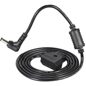 Resim D-tap 2 Pin Erkek Konnektör Dc 5.5 2.5mm Fiș Güç Kablosu Bmcc Bmpc Dslr Rig Güç Kaynağı 113cm Uzunluğunda 