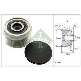 Resim Ina 535015110 Alternator Kasnagi 1202271 1204426 1204429 