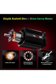 Resim pxn VD10 Direct Drive PC Direksiyon Ünitesi | 10 Nm Force Feedback Direksiyon Sistemi 