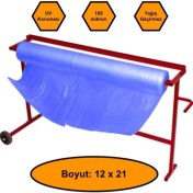 Resim 160 Micron Mavi Naylon Örtü, 12X21 Metre 