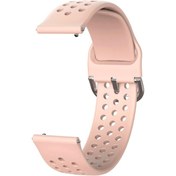 Resim 20mm Yumuşak Silikon Saat Kayışı Yedek Huawei Gt2 42mm Smart Watch/huami Amazfit Watch Youth Edition 