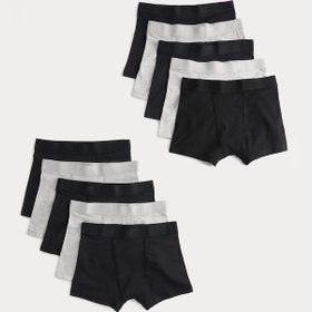 Resim Marks & Spencer 10'lu Çocuk Boxer T71001314v Siyah 
