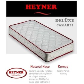 Resim Uzunbebe 100X190 Heyner Delüxe Soft Ortopedik Yaylı Yatak 