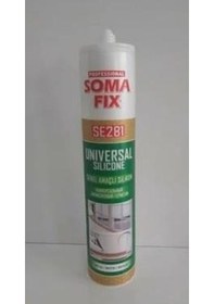 Resim Somafix Se281 Beyaz Silikon 280gr Beyaz 