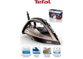 Resim Tefal 3200W Ultimate Pure Kireç Avcısı Buharlı Ütü, Hızlı Isınma, Ergonomik Tasarım, Saf Buhar Gücü Durilium Airglide Taban Teknolojisi + Mutfak Tartısı 