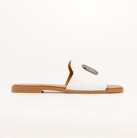 Resim Terlik Kadın Mar-25y-072-1020 John May Beyaz Beyaz 