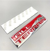 Resim Topnotch Red Silvery-1pc 1 Adet All Terraın Off-road Kamyon Dekoru - Chevy Kamyonlar İçin Sağlam Metal 
