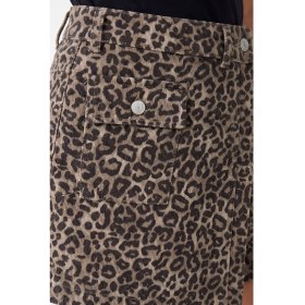 Resim Joy Kids Kız Çocuk Leopar Desen %100 Pamuk Şort Etek (8-11YAŞ) 