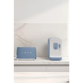 Resim Smeg Tam Otomatik Espresso Kahve Makinesi Storm Blue Edition BCC12SBM 