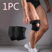 Resim 1 adet Ayarlanabilir Dizlik Spor için - Siyah, Ergonomik Tasarımlı Nefes Alabilen Kumaş, Koşu, Bisiklet, Basketbol ve Yürüyüş için İdeal, 45-85kg Ağırlık Destekler, Spor Diz Desteği|Ergonomik Dizlik|Ayarlanabilir Kayış, Spor için Dizlik, Artrit için Diz Desteği, Erkekler için Diz Desteği, Araba için Diz Desteği, PC için Diz Desteği, Diz / fitness Salonu Kadınlar/voleybol için Dizlik, Dizlik, Diz 