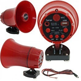 Resim Magicvoice Mv-21519 Usb Ve Kayıt Özellikli 6-24volt Horn Hoparlör 