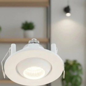 Resim Kendal KLS519 Yıldız Şeklinde Dekoratif Gömme LED Spot 3W Beyaz Kasa Günışığı 