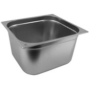 Resim Natsan Paslanmaz Çelik Gastronom/gastronorm Küvet Gn 2/3-200 (35,4 X 32,5 X 20 CM) 