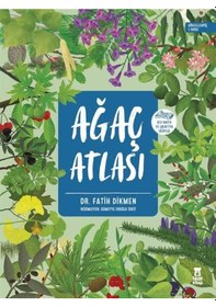 Resim Ağaç Atlası Ciltli - Dünya Haritası Ve Çıkartma Hediyeli / D... 