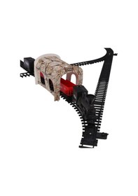 Resim Oyuncak 25 Parça Sesli Ve Işıklı Buharlı Tren Seti Demiryolu Seti Oyuncak Tren Seti Buhar Atar 