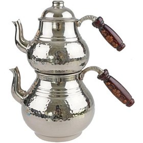 Resim Dövme Ağır Bakır Çaydanlık Büyük Boy Çelik 