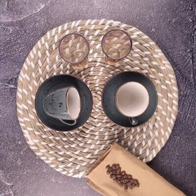 Resim Tulu Luna 2 Kişilik 4 Parça Kahve Fincan Takımı 90 ml 